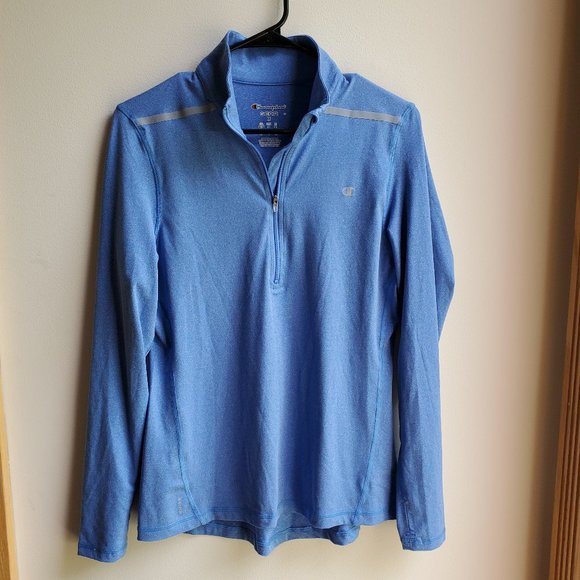 Champion GEAR Blue Half-Zip Pull-Over Size Medium - Picture 7 of 15